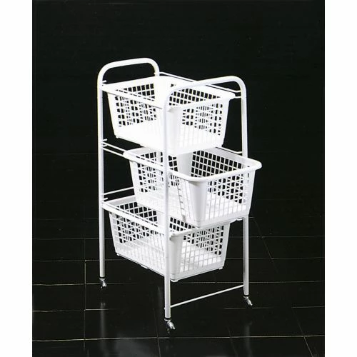 Verdulero Cocina 3 Cestos 38x30x68cm Plastico Blanco San Diego Metaltex 5 Verdulero Cocina 3 Cestos 38x30x68cm Plastico Blanco San Diego Metaltex - Imagen 5