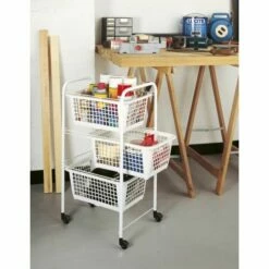 Verdulero Cocina 3 Cestos 38x30x68cm Plastico Blanco San Diego Metaltex 13 Verdulero Cocina 3 Cestos 38x30x68cm Plastico Blanco San Diego Metaltex -Batería de cocina Tienda de ventas 27763 5