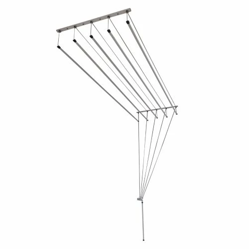 Tendedero Techo 140cm Acero Blanco Sube-baja Efegete 1 Tendedero Techo 140cm Acero Blanco Sube-baja Efegete