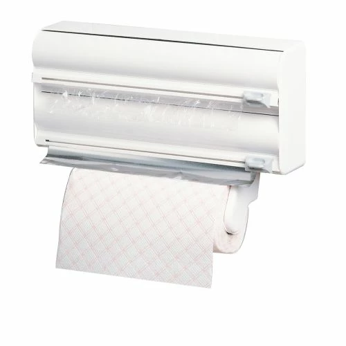 Portarrollo Cocina Triple Plastico Blanco Rayen 2200 1 Portarrollo Cocina Triple Plastico Blanco Rayen 2200