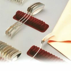 Organizador Cuberteria 114 Cubiertos Adhesivo Rojo Rayen