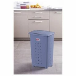Cesto Ordenacion Ropa Rectangular 60lt Azul Tatay -Batería de cocina Tienda de ventas 57107 4
