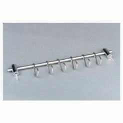Colgador Embutidos Tornillo 10 Ganchos 50cm Acero Inox Ibili 764550
