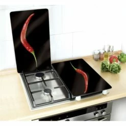 Tabla Cocina Proteccion Vitroceramica 30x52cm Vidrio Peperoni Wenko 2521380 2 Pz -Batería de cocina Tienda de ventas 78535 3