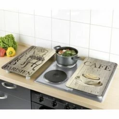 Tabla Cocina Proteccion Vitroceramica 30x52cm Vidrio Desayuno Wenko 2521310 2 Pz -Batería de cocina Tienda de ventas 78537 4