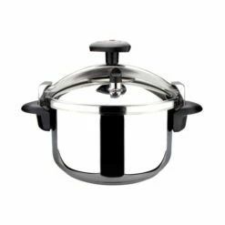 Olla Cocina Presion Tradicional Recta 04lt Acero Inox Magefesa 01opstaco04