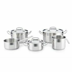 Bateria Cocina Tapa Acero Inox Basika Quid 5 Pz 7084049