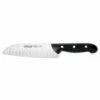 Cuchillo Cocina Japones Alveolado Mango Polipropileno 170mm Acero Inox Negro Arcos 151600