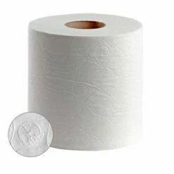 Papel Mecha Doble Capa Reciclado Gofrado Bobina 135mt Lisma